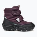 Ghete pentru copii Geox Baltic ABX dark burgundy/black 9