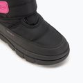Ghete de zăpadă pentru copii Geox Willaboom ABX black / fuchsia 7
