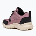 Încălțăminte pentru juniori Geox Simbyos ABX dark pink/black 4