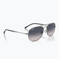 Ochelari de soare Ray-Ban Bain Bridge gunmetal/blue polarized
