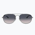 Ochelari de soare Ray-Ban Bain Bridge gunmetal/blue polarized 2