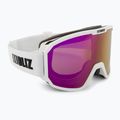 Ochelari de schi  Bliz Rave matt white/brown pink