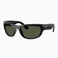 Ochelari de soare Ray-Ban Mega Balorama black/green g-15 4