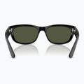 Ochelari de soare Ray-Ban Mega Balorama black/green g-15 5