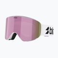 Ochelari de schi Bliz Flow matte white/smoke/pink