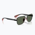 Ochelari de soare Ray-Ban Rb8336M Scuderia matt black/dark green