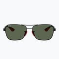 Ochelari de soare Ray-Ban Rb8336M Scuderia matt black/dark green 2