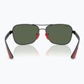 Ochelari de soare Ray-Ban Rb8336M Scuderia matt black/dark green 5