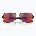 Ochelari de soare Ray-Ban Rb8336M Scuderia matt black/dark grey mirror blue/red 3