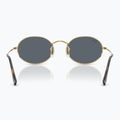 Ochelari de soare Ray-Ban Oval arista gold/blue 5