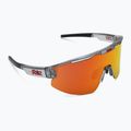 Ochelari de soare Bliz Matrix transparent dark grey/brown red multi