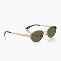 Ochelari de soare Ray-Ban RB3774D arista gold/dark green polarized