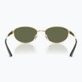 Ochelari de soare Ray-Ban RB3774D arista gold/dark green polarized 5