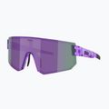 Ochelari de soare Bliz P005 transparent purple/smoke purple mirror