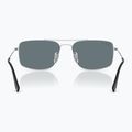 Ochelari de soare Ray-Ban Explorer III silver/dark blue polarized 5