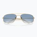 Ochelari de soare Ray-Ban RB3780 arista gold/transparent blue gradient 4