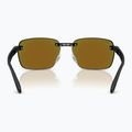Ochelari de soare Ray-Ban RB4470 Polarized+ Lenses matte sand black/green chromance 5
