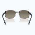Ochelari de soare Ray-Ban RB4470 Polarized+ Lenses sand dark blue/grey gradient chromance 5