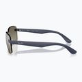 Ochelari de soare Ray-Ban RB4470 Polarized+ Lenses sand dark blue/grey gradient chromance 6