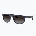 Ochelari de soare Ray-Ban RB4468 Liteforce matte sand dark blue/grey gradient 4