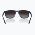 Ochelari de soare Ray-Ban RB4468 Liteforce matte sand dark blue/grey gradient 5