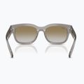 Ochelari de soare Ray-Ban RB2228M Scuderia transparent grey/brown mirror gold 5