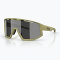 Ochelari de soare Bliz Fusion matte amber green/smoke silver mirror