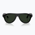 Ochelari cu cameră Ray-Ban Meta Aviator shiny black/trs g. green 7