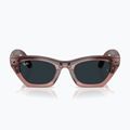 Ochelari cu cameră Ray-Ban Meta Zena milky pink blush/trs grey 9
