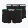 Boxeri Aeronautica Militare AM1UBX001 Trunk 2 perechi black