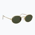 Ochelari de soare Ray-Ban Oval arista gold/green g-15