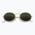 Ochelari de soare Ray-Ban Oval arista gold/green g-15 3