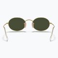 Ochelari de soare Ray-Ban Oval arista gold/green g-15 5