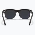 Ochelari de soare pentru copii Ray-Ban Justin matt rubber black/blue mirror 4