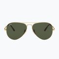 Ochelari de soare Ray-Ban Aviator Metal II gold arista/green g-15 2