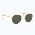 Ochelari de soare Ray-Ban Round Metal gold/green g-15