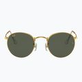 Ochelari de soare Ray-Ban Round Metal gold/green g-15 2