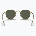 Ochelari de soare Ray-Ban Round Metal gold/green g-15 5