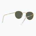 Ochelari de soare Ray-Ban Round Metal gold/green g-15 6