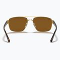 Ochelari de soare Ray-Ban RB3663 arista gold/brown 5