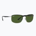 Ochelari de soare Ray-Ban Rb3671 Polarized+ Lenses black silver/dark green polarized+
