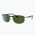 Ochelari de soare Ray-Ban Rb3671 Polarized+ Lenses black silver/dark green polarized+ 4