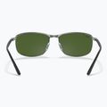 Ochelari de soare Ray-Ban Rb3671 Polarized+ Lenses black silver/dark green polarized+ 5