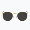Ochelari de soare Ray-Ban Round Metal gold/black polarized 2