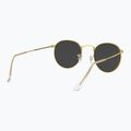 Ochelari de soare Ray-Ban Round Metal gold/black polarized 6