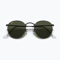 Ochelari de soare Ray-Ban Round Metal black/green g-15 3