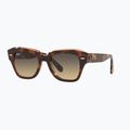 Ochelari de soare Ray-Ban State Street brown/brown gradient 4