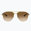 Ochelari de soare Ray-Ban RB3683 arista gold/brown 2