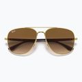 Ochelari de soare Ray-Ban RB3683 arista gold/brown 3