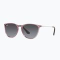 Ochelari de soare pentru copii Ray-Ban Erika transparent violet/grey gradient 4